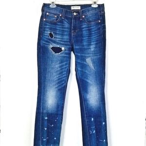 Madewell Distressed jeans Size 25 skinny destroyed
